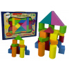 Lean Toys Farebné penové kocky - 41 prvkov