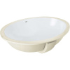 GROHE Bau Ceramic oválne umývadlo k zabudovaniu zospodu, bez otvoru, s prepadom, 560 x 420 mm, alpská biela, 39423000