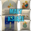 Obliečka na vankúš - Dobrá starostlivosť o psov dekoratívne vankúš 40 x 40 cm (Vankúš Little Prince Lis Róża vzory)