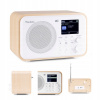 Sieťovo-batériové rádio DAB+, FM Audizio Milan