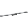 HANSGROHE RainDrain Flex vrchná sada sprchového žľabu 100 cm, skracovateľná, pre inštaláciu ku stene, chróm, 56053000