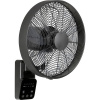 CasaFan AIROS ECO DESIGN WALL SW nástenný ventilátor, 25 W, (Ø x v) 40 cm x 540 mm, čierna, 74015; 74015
