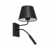 Luminex Nástenná lampa ARDEN 1xE27/60W+1xG9/8W/230V čierna/biela LU3482 + záruka 3 roky zadarmo