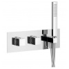 Sapho DIMY podomietková sprchová/vaňová termostatická batéria, kompletná, 2 výstupy, chróm DM493