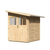 Drevený záhradný domček WANDLITZ 181x181 cm Lanitplast