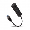 AXAGON HMA-CR3A, rozbočovač USB 3.2 Gen 1, 3x porty USB-A čítačka kariet (HMA-CR3A)