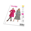Strih Burda 5767 - Zavinovacie šaty, košeľové šaty, taftové šaty