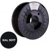 C-Tech Premium Line ASA dopravní černá, RAL9017, 1,75mm, 1kg