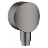 Hansgrohe FixFit prípojka hadice S so spätným ventilom a plast.kolienkom,kart.Čierny Chróm HG 26453340