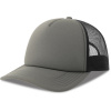 Atlantis Headwear Kšiltovka Rapper-S, 5 panelová, Trucker COT33026226199-dark grey/b UNI Šedá tmavá/černá