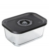 KÜCHENPROFI Easyfresh – vákuová dóza s dátumovníkom borokremičité sklo/plast 0,8 l 17 x 12 x 8 cm