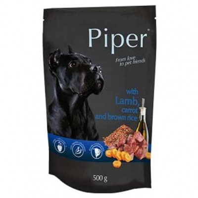 Piper Adult kapsička pre psov jahňa, mrkva a hnedá ryža 500 g