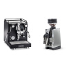 La Pavoni Cellini Classic, black + Eureka Mignon Zero 65 All Purpose, CR chrome