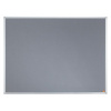 Odkazová tabuľa, hliníkový rám, 120x90 cm, NOBO Essentials, sivá