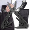 Kompaktný DIY multitool 24v1 s 11 bitmi kombinačky, nožík a kliešte
