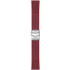 Luminox FP2406.32Q kaučukový remienok 24 mm tmavočervený