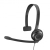 Sennheiser PC 7 USB Slúchadlá s mikrofónom Kábel Pres hlavu Kancelária / call centrum USB Typ-A Čierna (1000431)