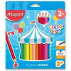 Pastelky Maped Color´Peps Jumbo, 18 farieb