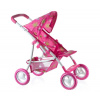 Teddies Ružový športový kočík pre bábiky 00160003 + záruka 3 roky zadarmo
