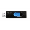 USB kľúč ADATA DashDrive™ Series UV320 128GB USB 3.1 flashdisk, výsuvný, čierny+modra (AUV320-128G-RBKBL)