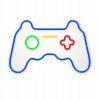 NEON LED DEKORAČNÁ OZDOBA GAMEPAD PLEXI MULTIFARBA s stmievačom + USB