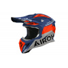 Motokrosová helma AVIATOR ACE 2 Fury, AIROH (azurově-červená lesklá, vel. S) 2026