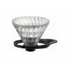 Dripper Hario glass V60 black (VDGR-02B) new