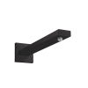 Hansgrohe Sprchové rameno 38,9 cm, hranatá verzia 27694670 matná čierna