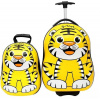 MPMAX Detský kufor na kolieskach Tiger + Batoh Zadarmo