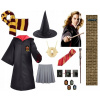 Dievčenský kostým - Hermiona Harry Potter kostým sada 12 prvkov 5-6L (Hermiona Harry Potter kostým sada 12 prvkov 5-6L)