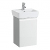 Laufen Pro - Umývadlová skrinka s dvierkami, 38x31x58 cm, pánty vpravo, matná biela H4830120954631