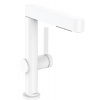 Hansgrohe Finoris - Umývadlová batéria 230 s vyťahovateľnou sprškou, 2jet a odtokovou súpravou Push-Open, biela matná 76063700