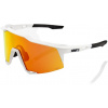 100% Speedcraft - Soft Tact Off White - Hiper Red Multilayer Mirror Lens uni