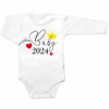 Body dlhý rukáv Baby 2024, Baby Nellys, biele, veľ. 86 80 (9-12m)