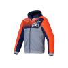 bunda CHROME V2 SPORT HOODIE MM93 kolekce, ALPINESTARS (světle šedá/modrá/červená fluo) 2026 XL
