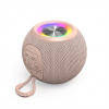 Hama Ball, bluetooth reproduktor, 5 W, LED podsvietenie, AUX-in, USB-A, microSD slot, ružový 188240