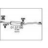 MTS Stredný tlmič výfuku 01.57190