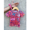 ActiveKids - detské funkčné oblečenie a doplnky ActiveKids UPF50+ detské tričko s krátkym rukávom Veľrybky Farba: Ružová, Veľkosť: 86/92