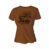 Dámske poľovnícke tričko TETRAO daniel veľký - hnedé XS Veľkosť: XS, Hide weapon: Nie, For professionals: Nie