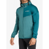 Flísová mikina adidas TERREX Xperior Light Fleece Hooded Jacket - preloved teal/mystery green