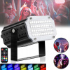 48 LED RGB MINI PRENOSNÁ STROBOSKOPICKÁ LAMPA, ŚWIATŁA SCENICZNE NA PÁRTY