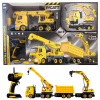 Diaľkovo Ovládané Nákladné Auto 3v1 Súprava Sklápač Bager na Skrúcanie + AKU