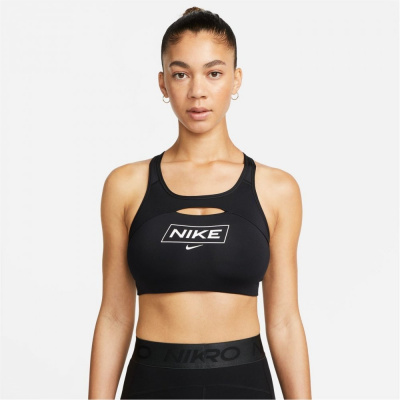 Women's Nike Pro Dri-FIT Swoosh Medium-Support 1-Piece Pad Leopard
