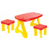 Detský piknikový stôl + 2x taburetka MOCHTOYS (Detský piknikový stôl + 2x taburetka MOCHTOYS)