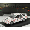 Trofeu Ford england Sierra Xr 4x4 N 5 Rally Švédsko 1987 Kalle Grundel - Terry Harryman 1:43 Biela červená