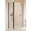 RADAWAY NES BLACK PTJ 90 x 100cm ľavý sprchový kút päťuholníkový, profil čierny, sklo číre, 10052000-54-01L10052800-54-01