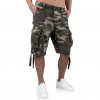 Surplus AIRBORNE VINTAGE pánske kapsáčové šortky woodland camo Veľkosť: 6XL, Farba: zelený a hnedý maskáč