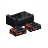 Bosch - Súprava 8A nabíjačky GAL 12V/18V-80 a 2x aku EXBA 18V-40 Li-Ion 4,0 Ah 1600A0373J