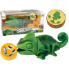 Lean Toys Chameleón na diaľkové ovládanie 28 cm – zelený