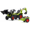 Šliapací traktor FALK 2070Y Claas Arion 430 - zelený